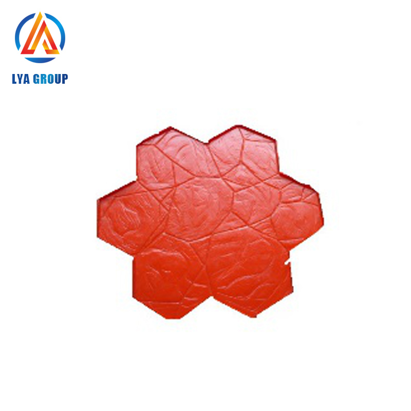 What is the construction process of concrete stamp mold?￼