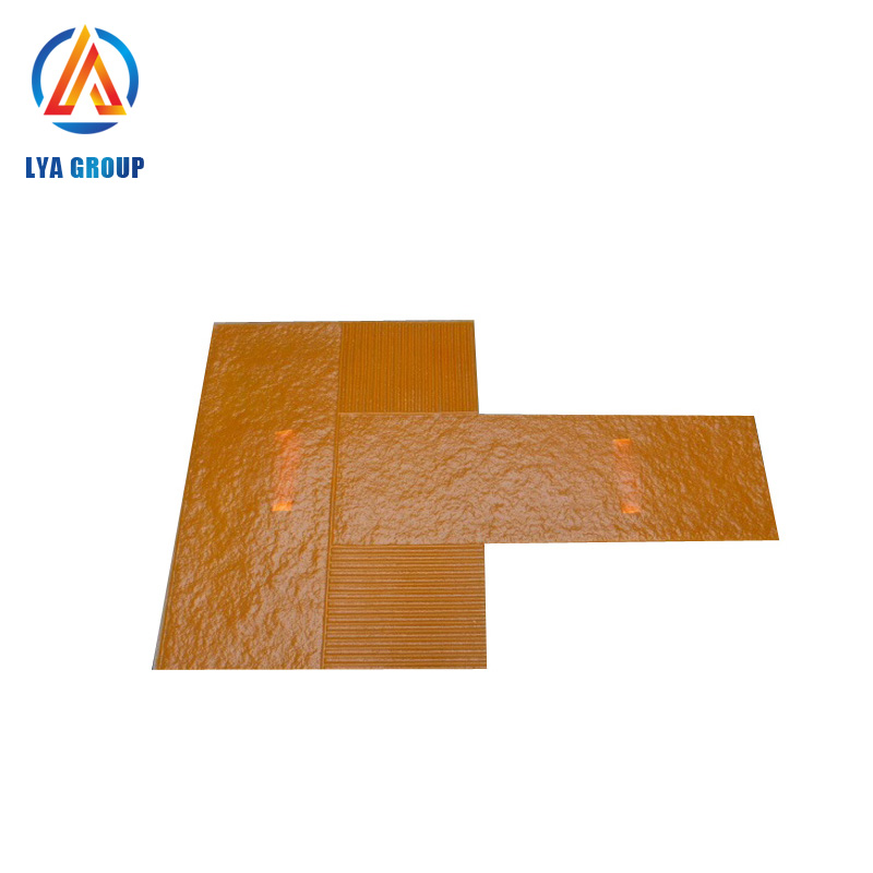 Rubber Stamped Concrete Molds From China