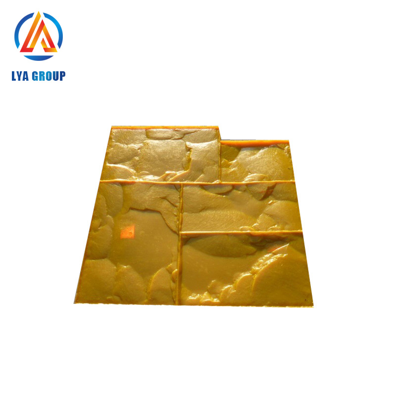 Rubber Stamped Concrete Paving Pattern Concrete Imprint Moulds