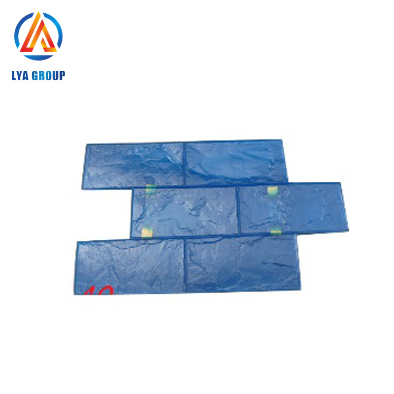 stamping rubber pavement mats for wall concrete stamp mould